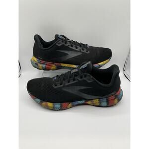 BROOKS Launch 8 Run Victory Black Red Blue Yellow Running Shoes Men's Size 11.5